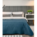 Покривало Double face zigzag Grey/Indian Teal 180x215 см