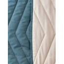 Покривало Double face zigzag Grey/Indian Teal 180x215 см