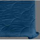 Покрывало стеганое черепица Barkhat 139 синий 200x220 см