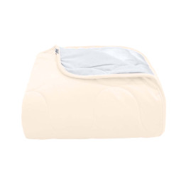 Покрывало стеганое элипс Barkhat 203 светло-бежевое 150x220 см