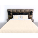 Покрывало стеганое элипс Barkhat 203 светло-бежевое 150x220 см