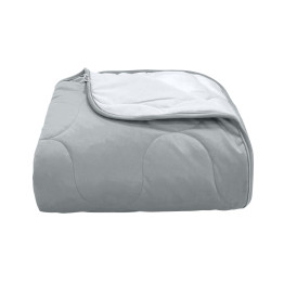 Покривало стьогане еліпс Barkhat 237 сіре 220x240 см