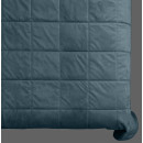 Покрывало стеганое квадрат Barkhat 225 темно-синее 200x220 см