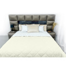 Покривало стьогане ромб Sparta 02 бежеве 240х260 см