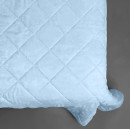 Покривало стьогане ромб Sparta 30 блакитне 220х220 см