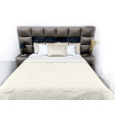 Покривало стьогане черепиця Sparta 02 бежеве 200x220 см