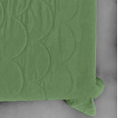 Покривало стьогане черепиця Sparta 41 смарагдове 220х240 см