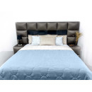 Покрывало стеганое элипс Sparta 30 голубое 200x220 см