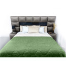 Покрывало стеганое волна Sparta 41 изумрудное 240х260 см