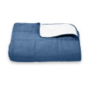 Покрывало стеганое квадрат Sparta 46 синий 220х220 см