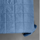 Покрывало стеганое квадрат Sparta 46 синий 220х220 см