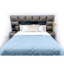 Покривало стьогане лабіринт Sparta 30 блакитне 160x240 см