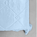 Покривало стьогане лабіринт Sparta 30 блакитне 160x240 см