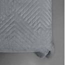 Покривало стьогане піраміда Sparta 22 темно-сіре 240х240 см