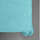Покрывало стеганое пирамида Sparta 45 бирюзовый 220х220 см