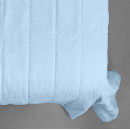 Покривало стьогане смуга Sparta 30 блакитне 130x240 см