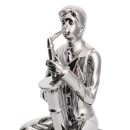 Скульптура Saxophone Player Silver