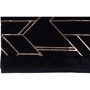 Набір подушка і плед Prisma 125 Black/Gold