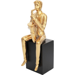 Скульптура Saxophone Player Gold