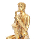 Скульптура Saxophone Player Gold