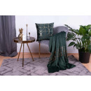 Набор подушка и плед Prisma 300 Green/Gold