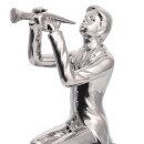 Скульптура Trombone Player Silver