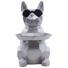 Скульптура Super Dog Geo Silver