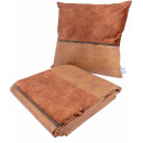 Набір подушка і плед Picco Terra/Coffee