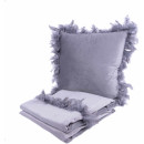 Набір подушка і плед Palmira Grey