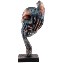 Скульптура Mask Blue/Gold