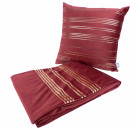 Набір подушка і плед Prisma 525 Red/Gold