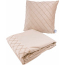 Набір подушка і плед Paulina 325 Champagne