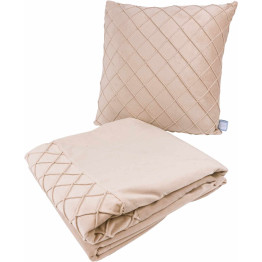 Набір подушка і плед Paulina 325 Champagne