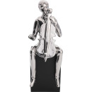 Скульптура Violin Player Silver
