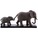 Скульптура Elephant Family K110 Grey