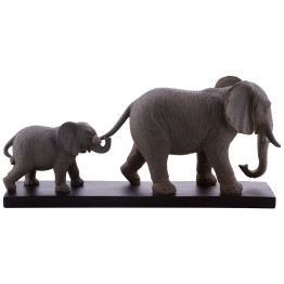 Скульптура Elephant Family K110 Grey