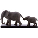 Скульптура Elephant Family K110 Grey