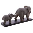 Скульптура Elephant Family K110 Grey