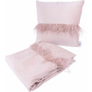 Набор подушка и плед Palmira Champagne