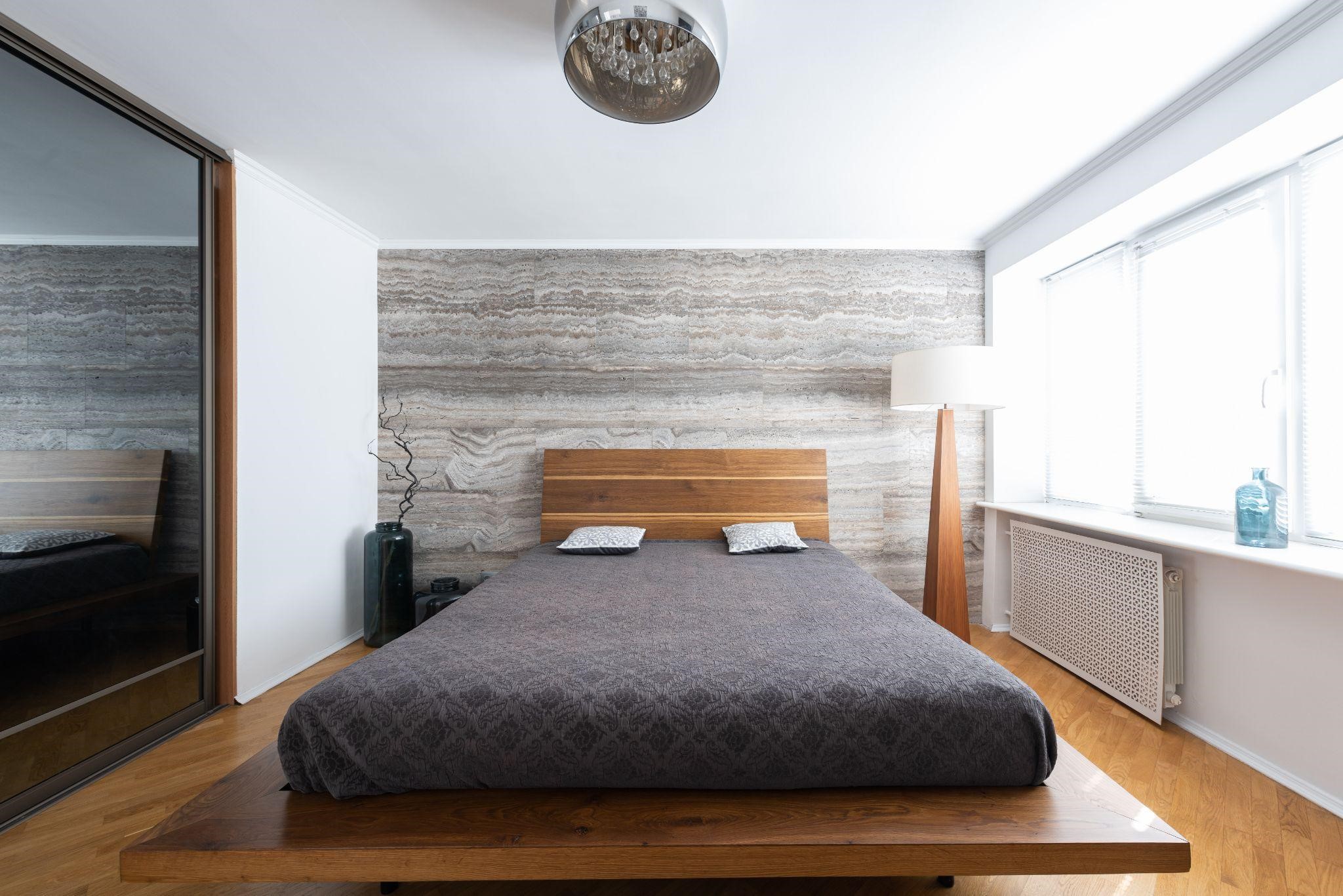 Класичний дизайн спальні в стилі мінімалізм