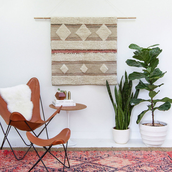 Настенный ковер в стиле эко